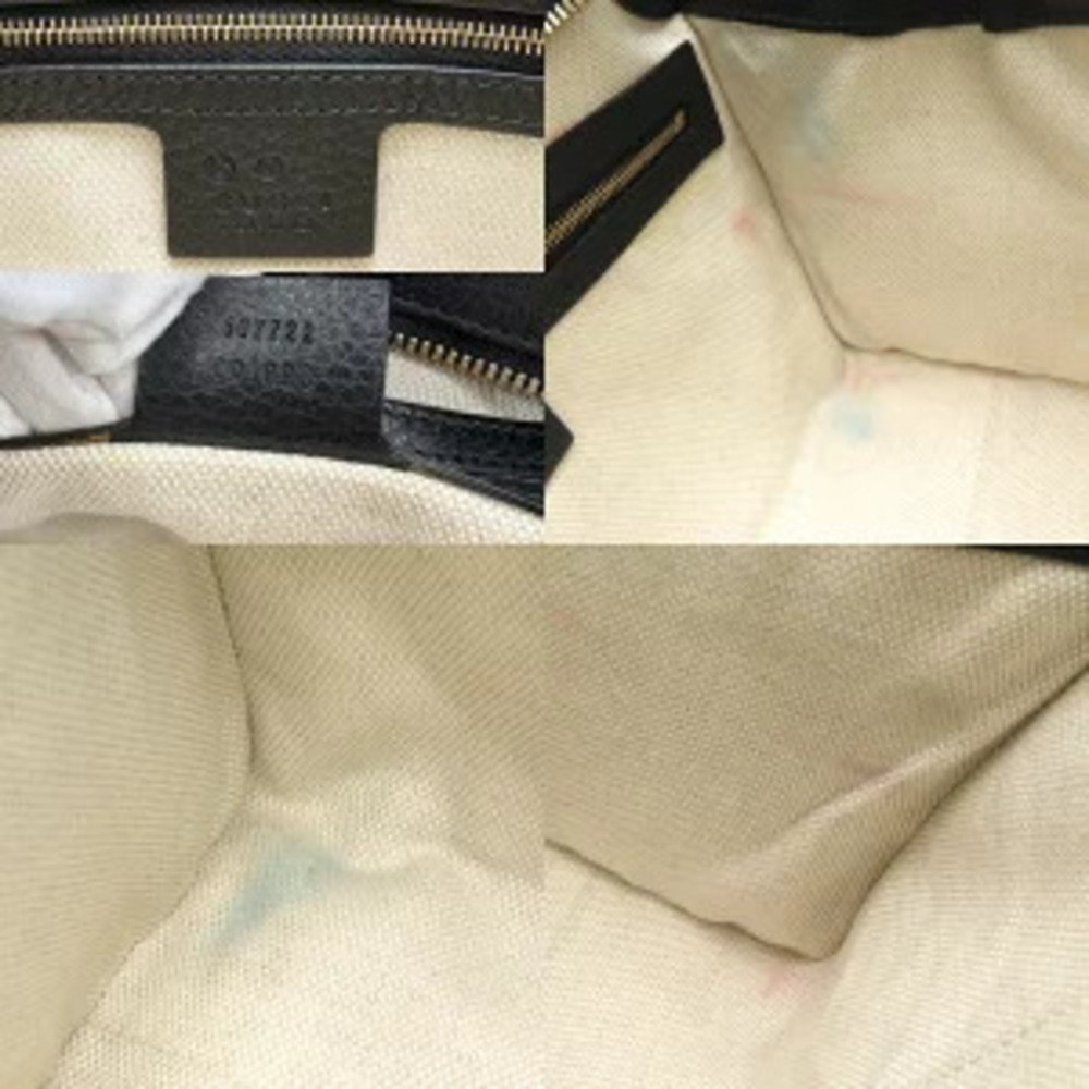 Gucci Leather Handbag Soho Black - Picture 8 of 9
